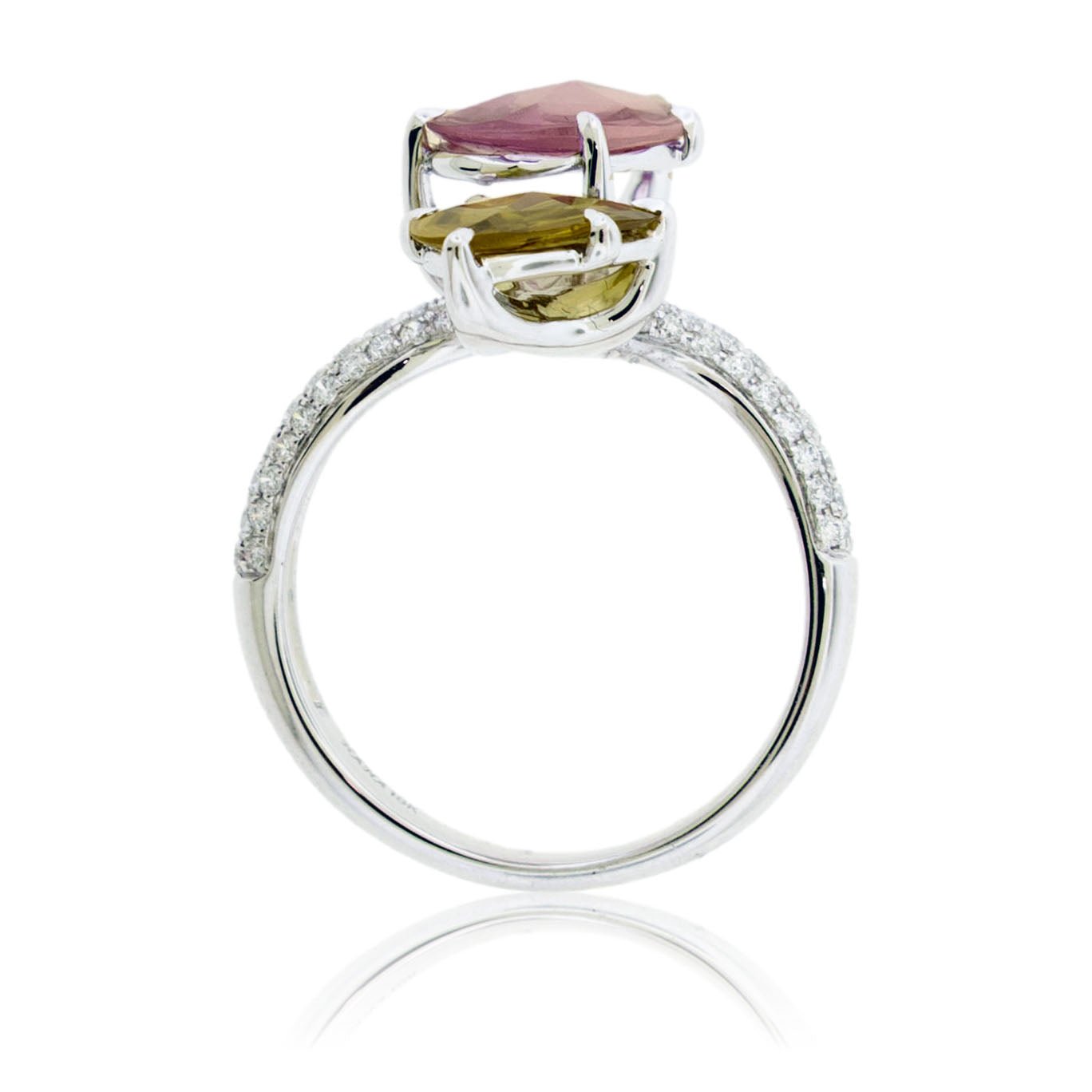 Sapphire Slice & Diamond Accented Ring - Park City Jewelers