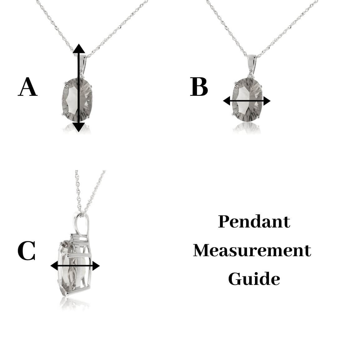Sapphire & Tsavorite Dog Tag Style Pendant - Park City Jewelers