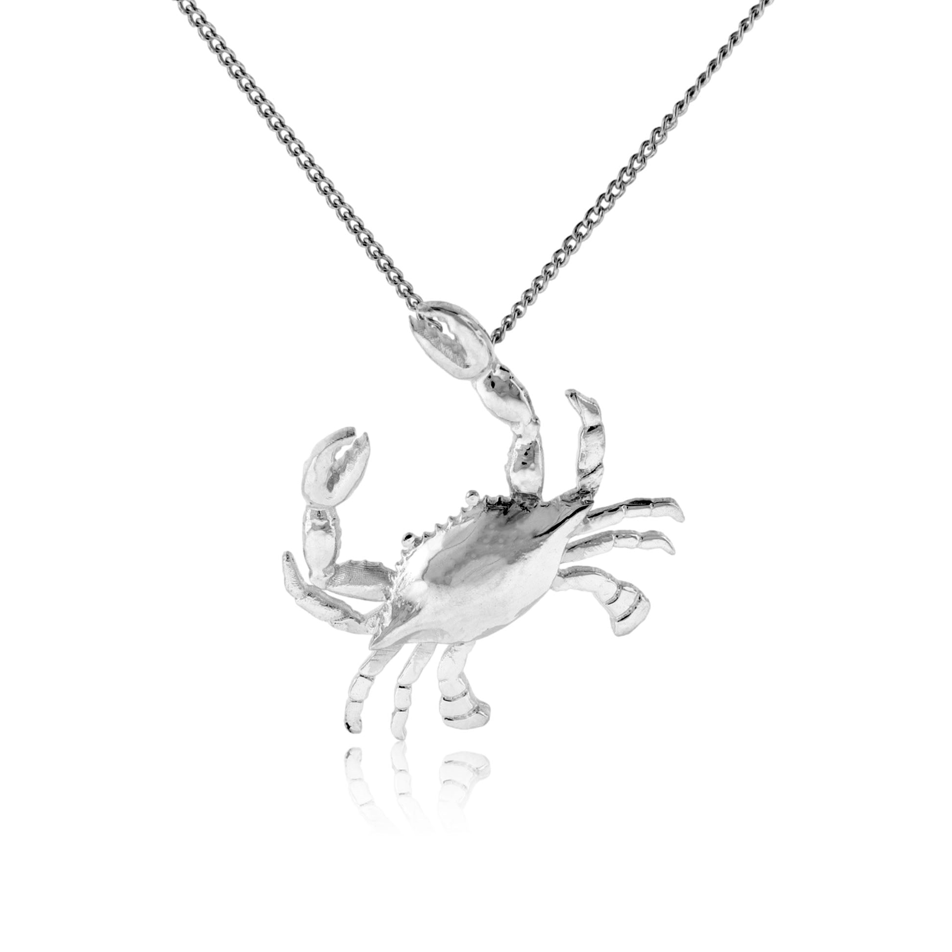 Sterling Silver Crab Pendant - Park City Jewelers