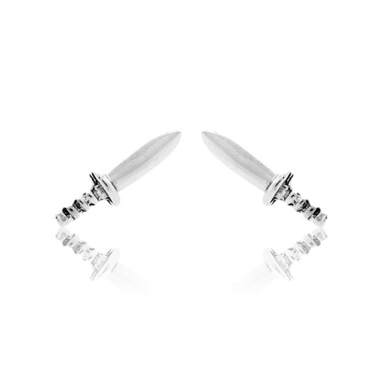 Sterling Silver Dagger Stud Earrings - Park City Jewelers