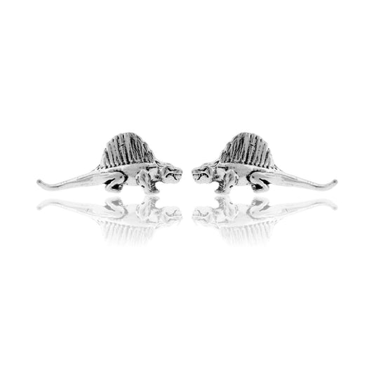 Sterling Silver Dinosaur Post Earrings - Park City Jewelers