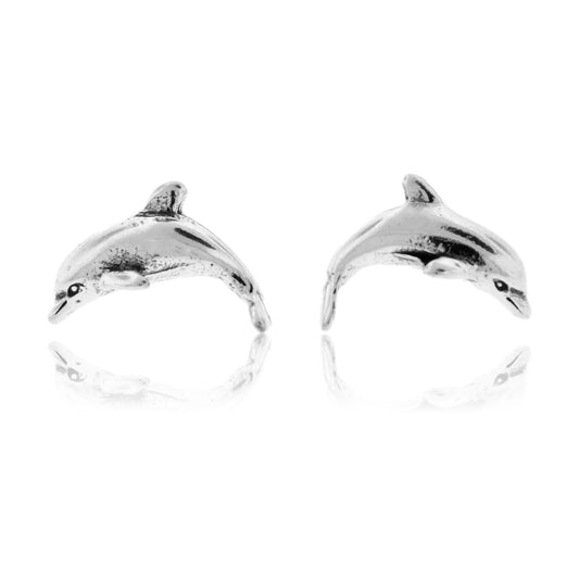 Sterling Silver Dolphin Post Earrings - Park City Jewelers
