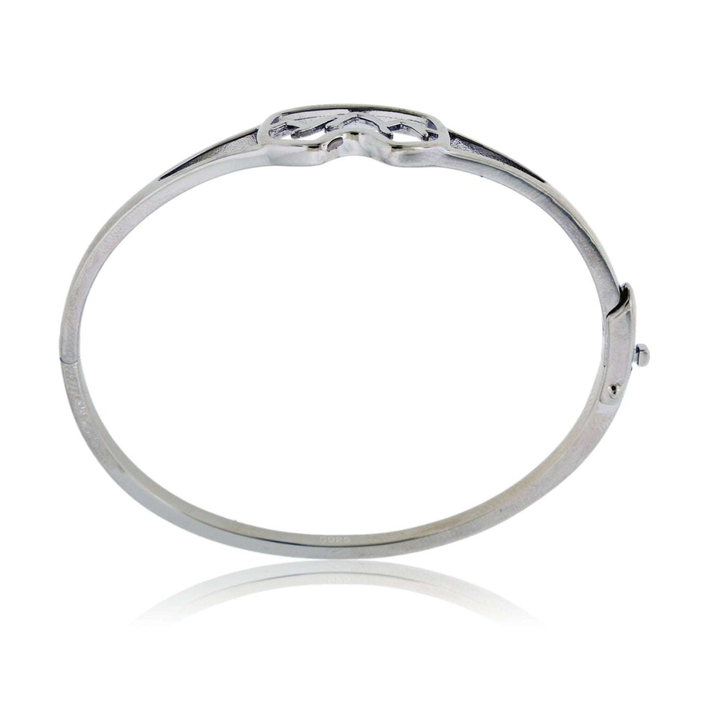 Sterling Silver Goggle Bangle Bracelet - Park City Jewelers