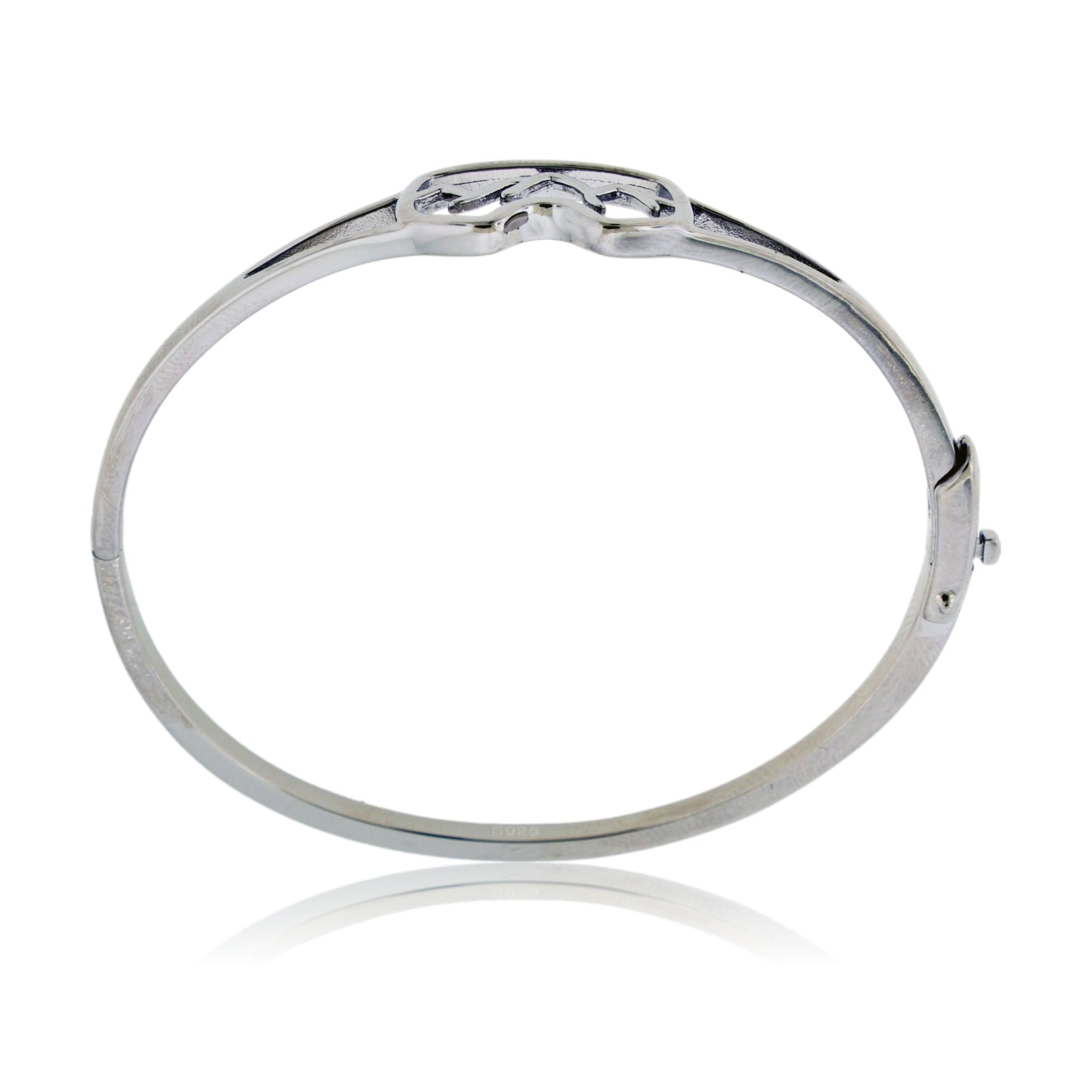 Sterling Silver Goggle Bangle Bracelet - Park City Jewelers