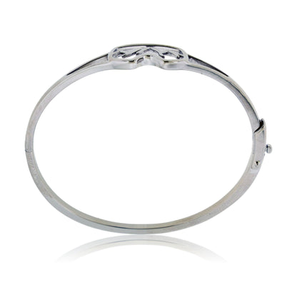 Sterling Silver Goggle Bangle Bracelet - Park City Jewelers