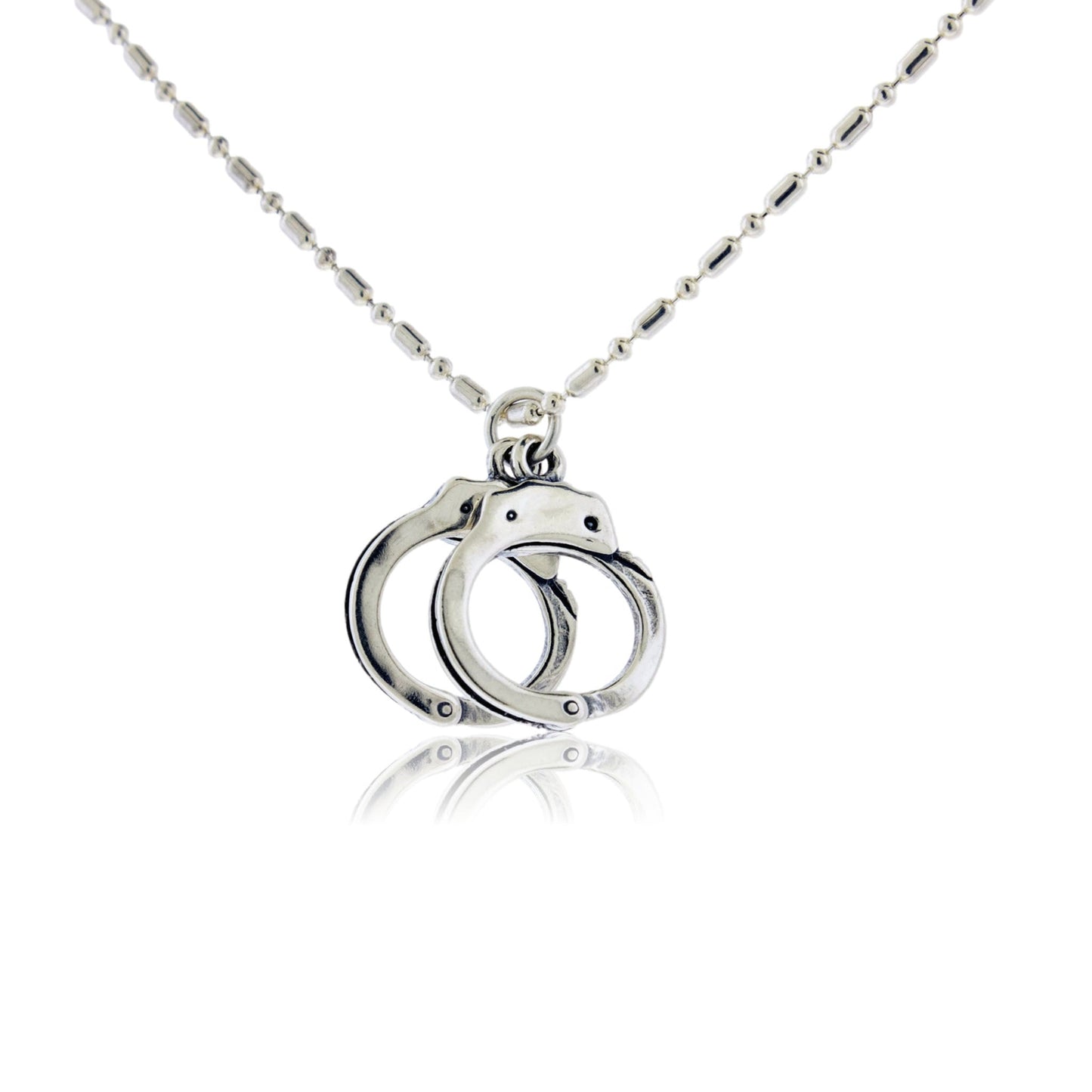 Sterling Silver Handcuff Pendant - Park City Jewelers