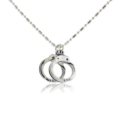 Sterling Silver Handcuff Pendant - Park City Jewelers