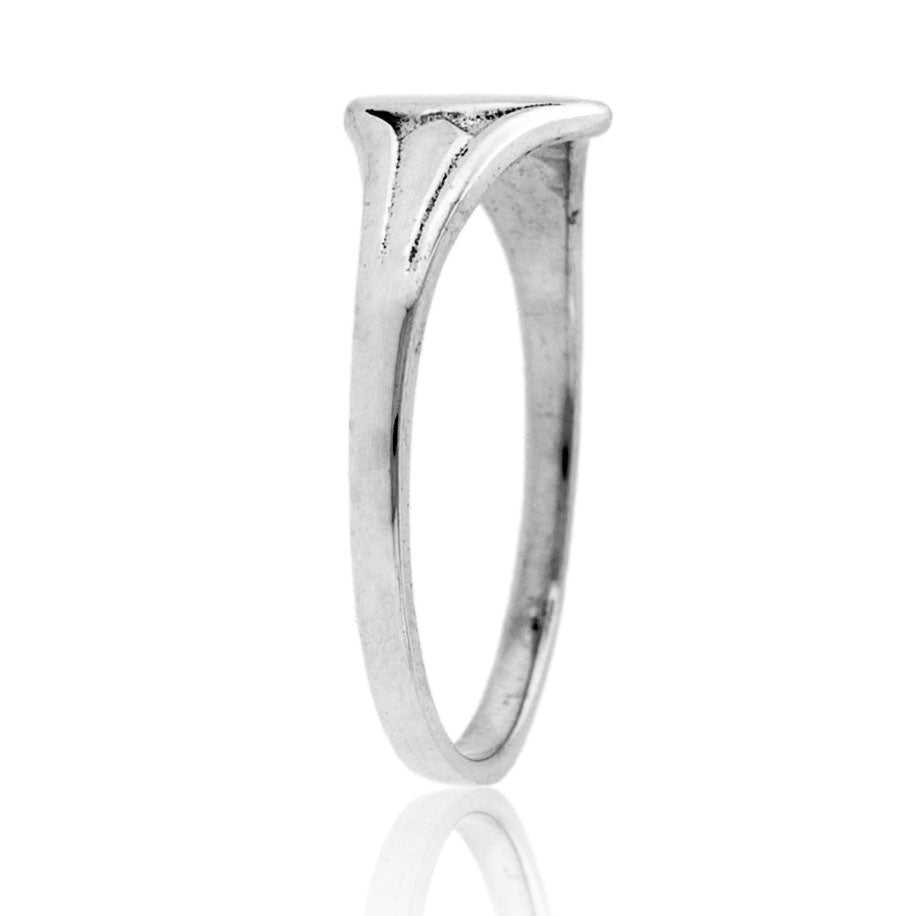 Sterling Silver Heart Signet Ring - Park City Jewelers
