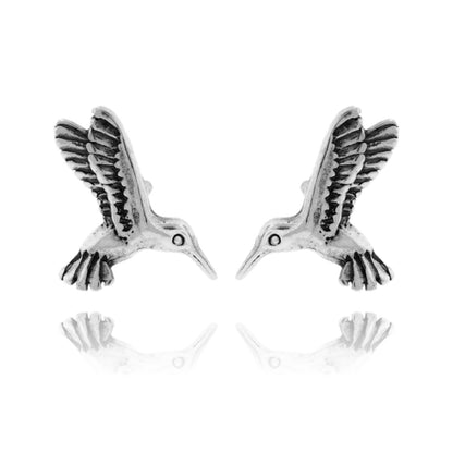 Sterling Silver Hummingbird Post Earrings - Park City Jewelers