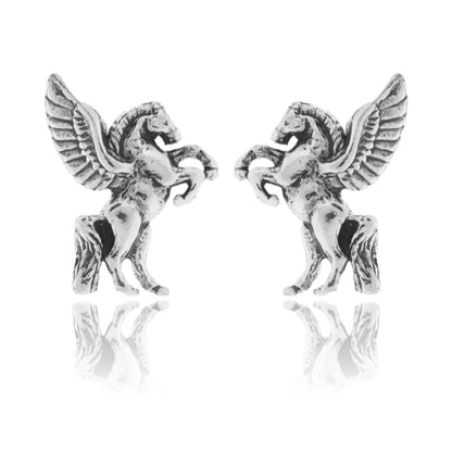 Sterling Silver Pegasus Post Earrings - Park City Jewelers