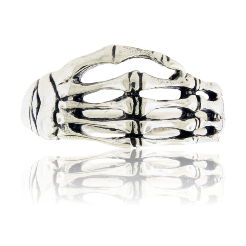 Sterling Silver Skeleton Hand Ring - Park City Jewelers