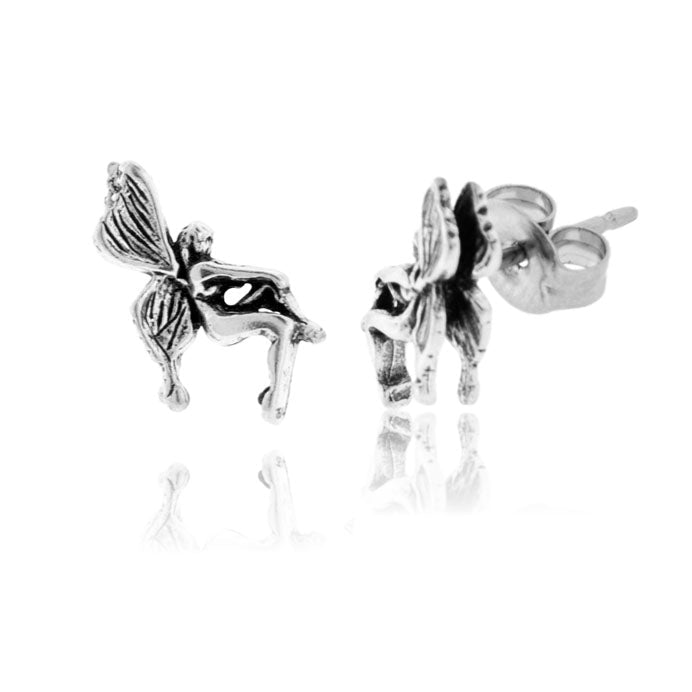 Sterling Silver Small Fairy Post Earrings - Park City Jewelers
