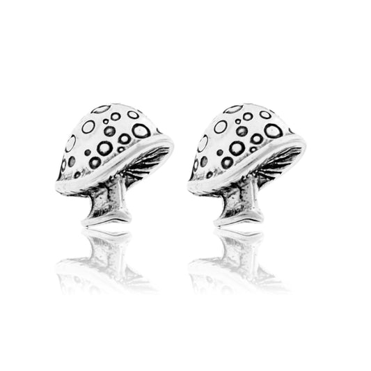 Sterling Silver Small Mushroom Post Earrings - Park City Jewelers
