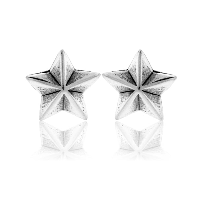Sterling Silver Star Stud Earrings - Park City Jewelers