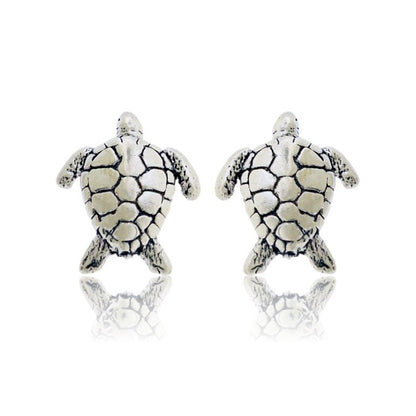 Sterling Silver Turtle Post Earrings - Park City Jewelers