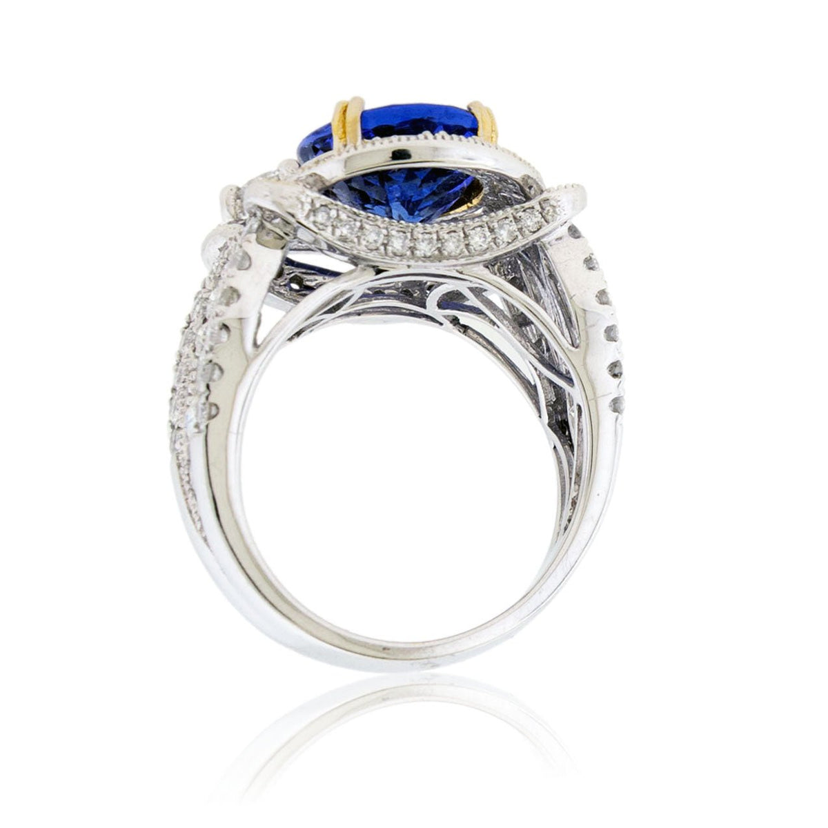 Tanzanite and Diamond Accented Ring - Park City Jewelers