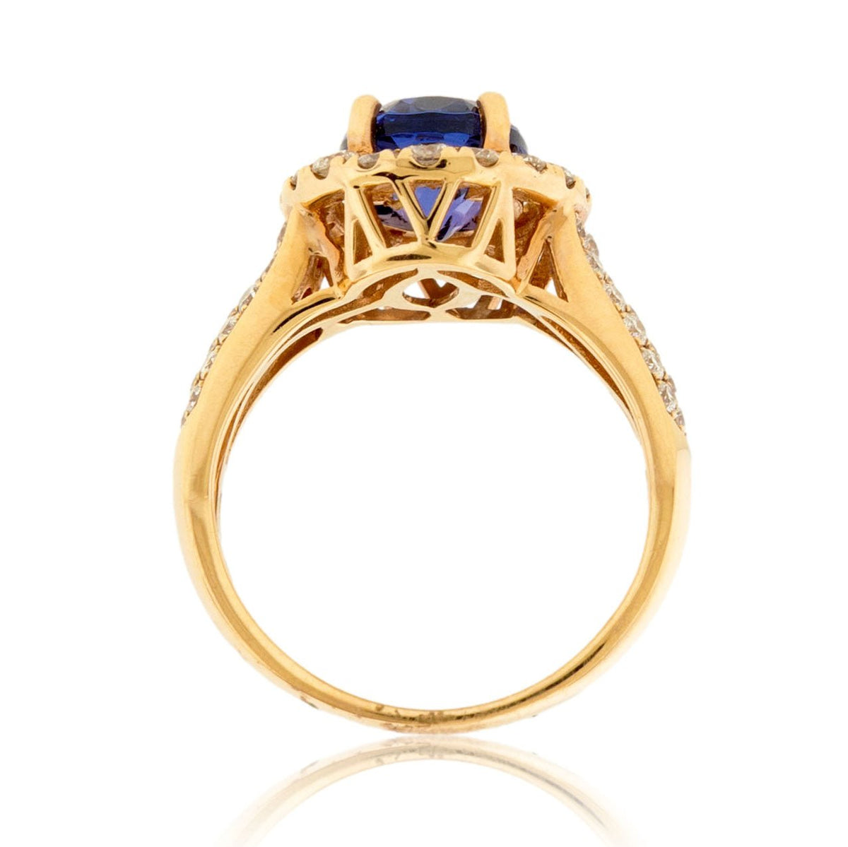 Tanzanite and Diamond Accented Ring - Park City Jewelers