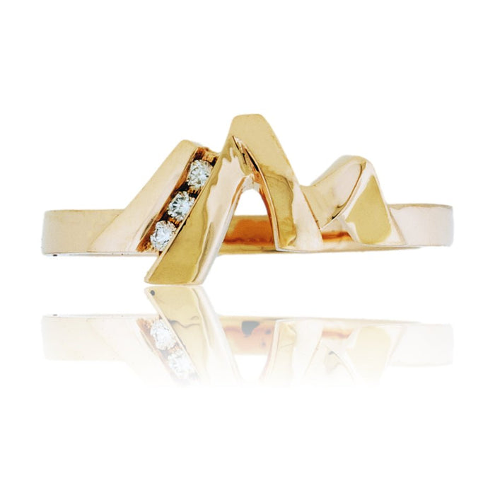 Three Diamond Mountain Ring - Park City Jewelers