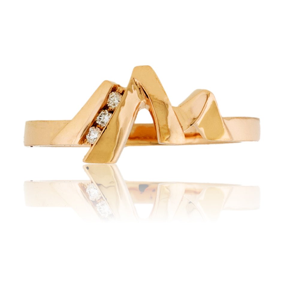 Three Diamond Mountain Ring - Park City Jewelers