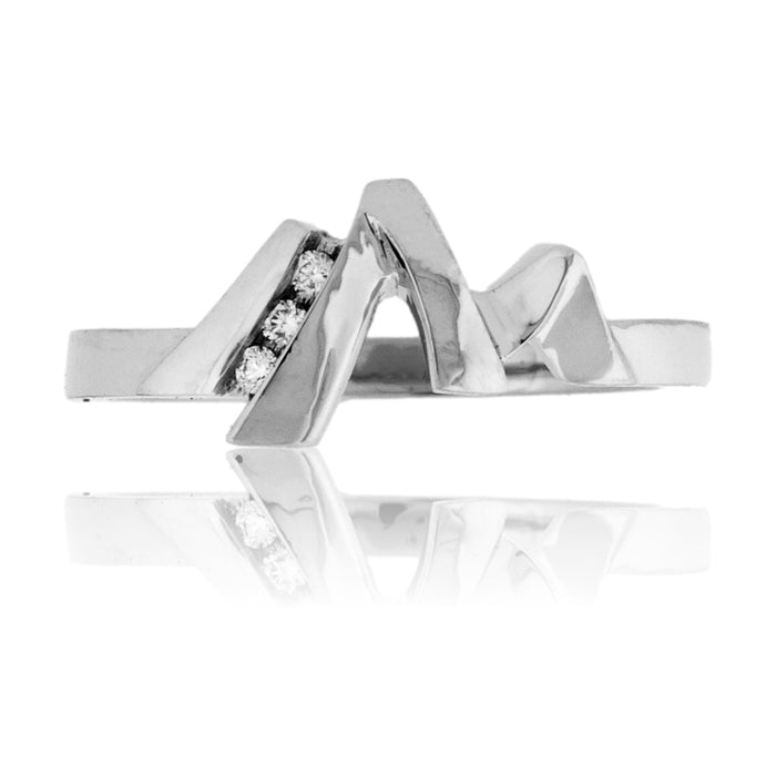 Three Diamond Mountain Ring - Park City Jewelers