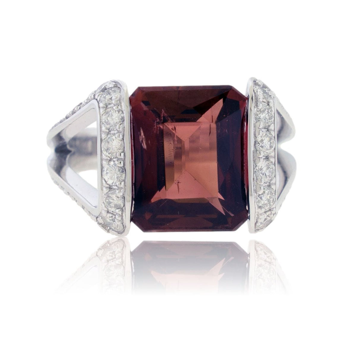 Tourmaline and Diamond Ring - Park City Jewelers