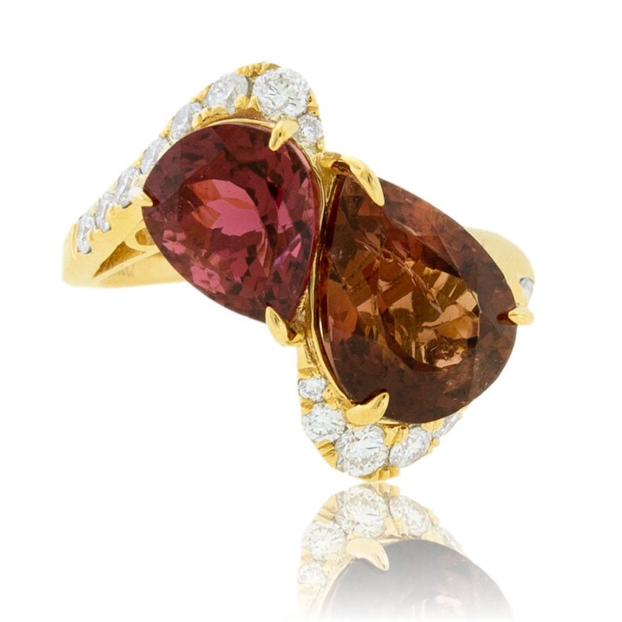 Tourmaline and Diamond Ring - Park City Jewelers