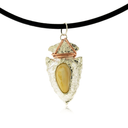 Wenaha Elk Ivory Arrowhead Pendant/Necklace - Park City Jewelers