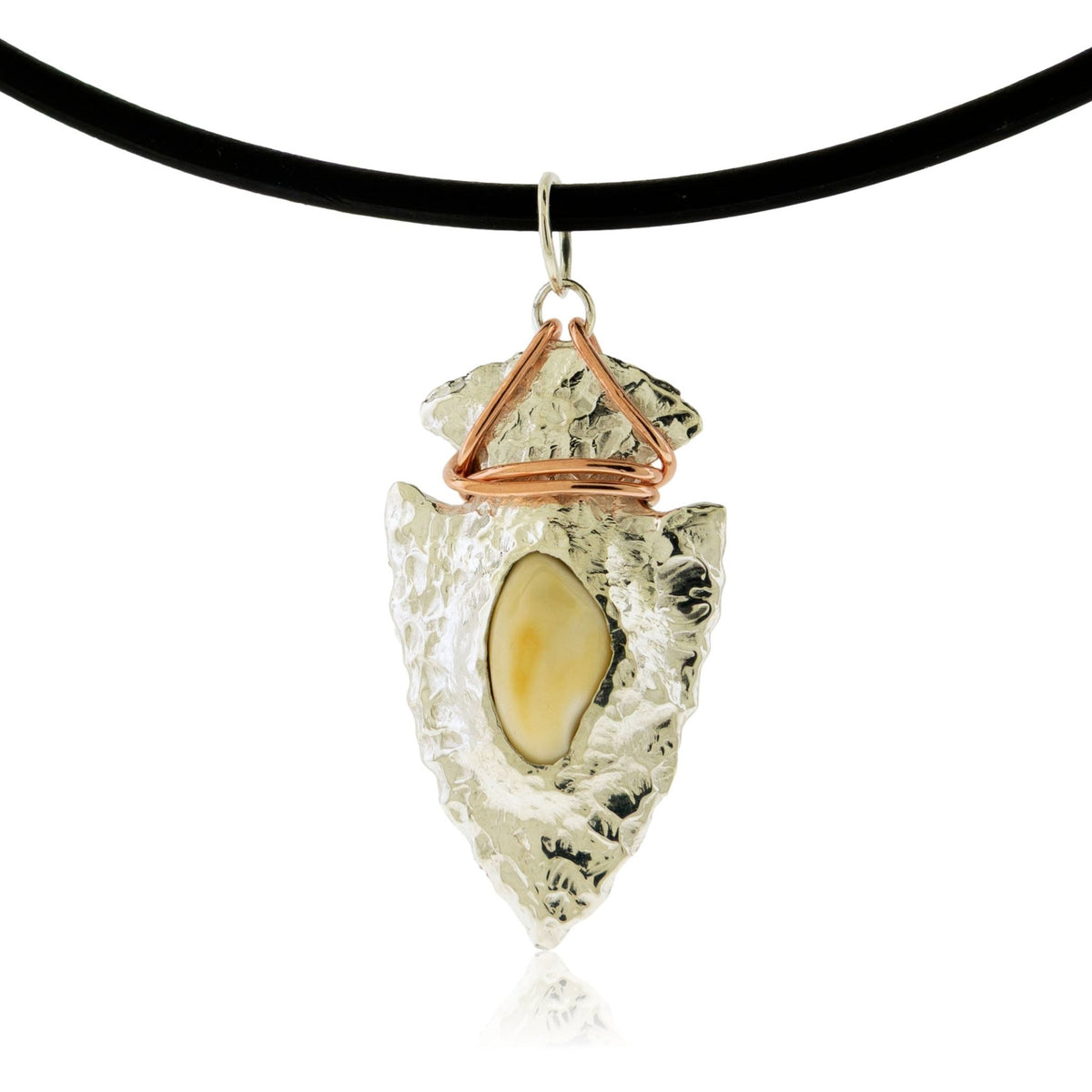 Wenaha Elk Ivory Arrowhead Pendant/Necklace - Park City Jewelers