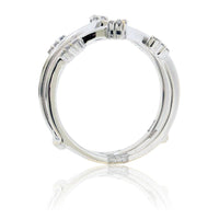 White Gold .12ctw Diamond Ring Jacket - Park City Jewelers