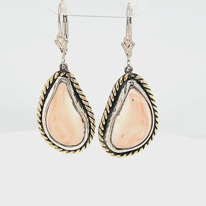 Elk Ivory Braided Earrings