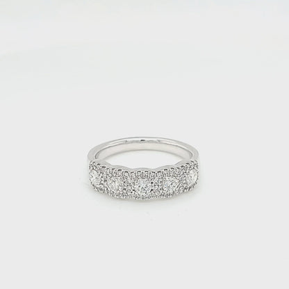 Diamond Halo Anniversary or High Fashion Band