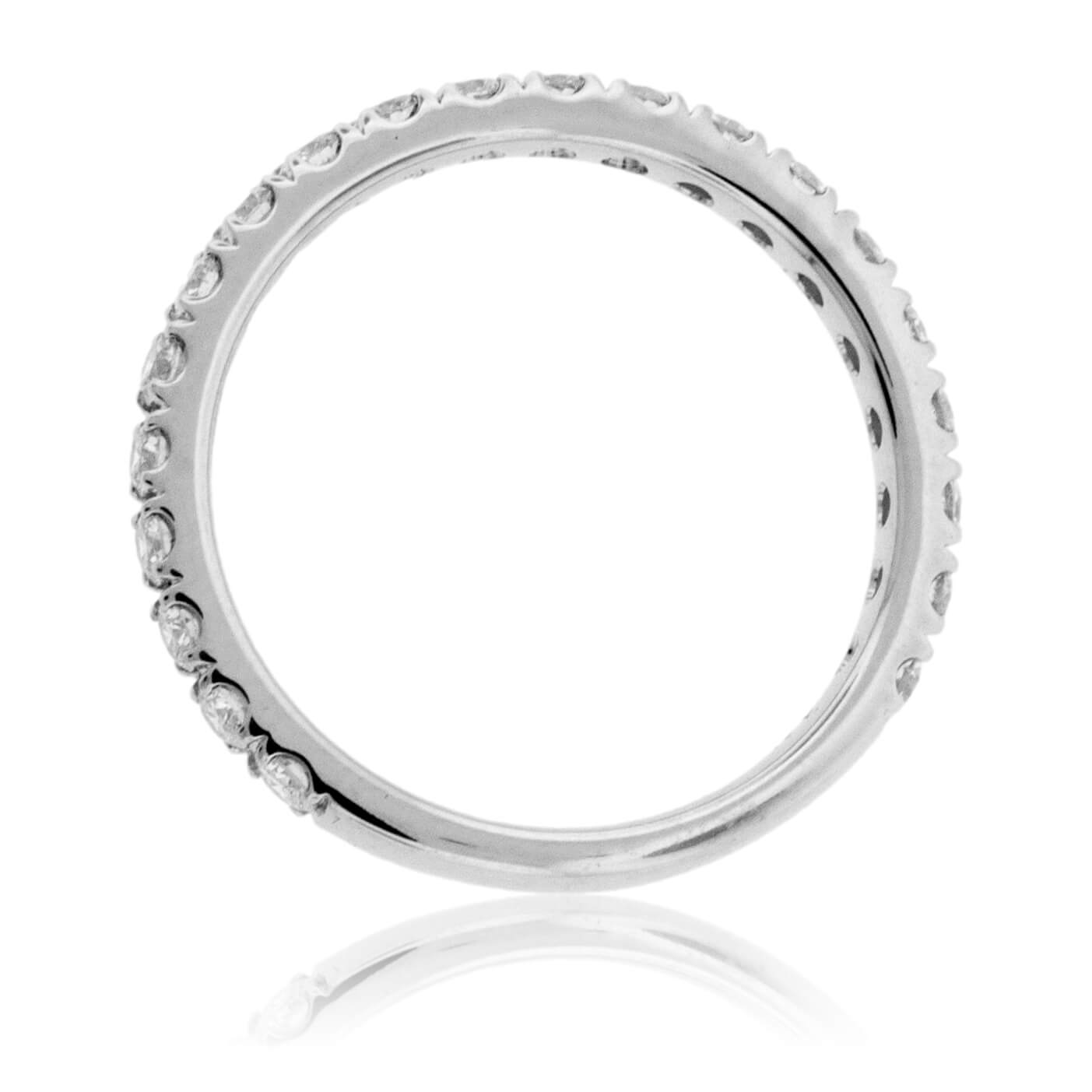 14K White Gold Diamond Accent Band (.60ctw) - Park City Jewelers