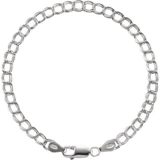 4 mm Solid Charm 7" Bracelet - Park City Jewelers