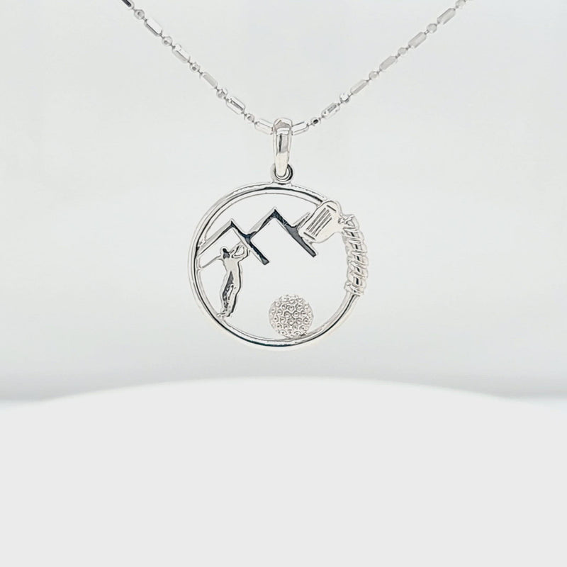 Golfing in the Mountains Necklace