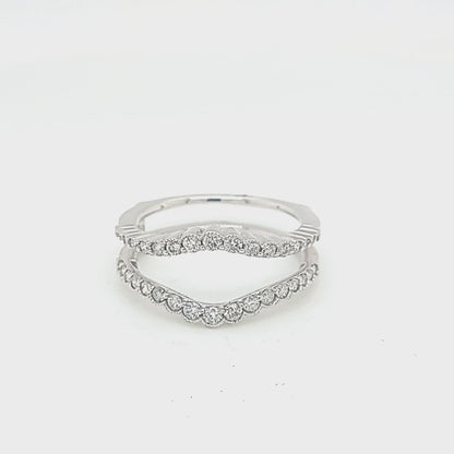 White Gold .50ctw Diamond Ring Jacket