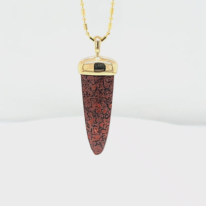 Dinosaur Bone Drop Contemporary Style Necklace