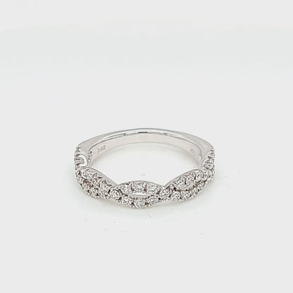 Bypassing .50 Carat Diamond Infinity Ring