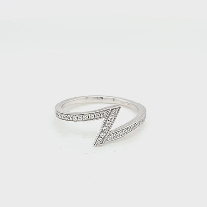 Lightning Strike Diamond Fashion Ring
