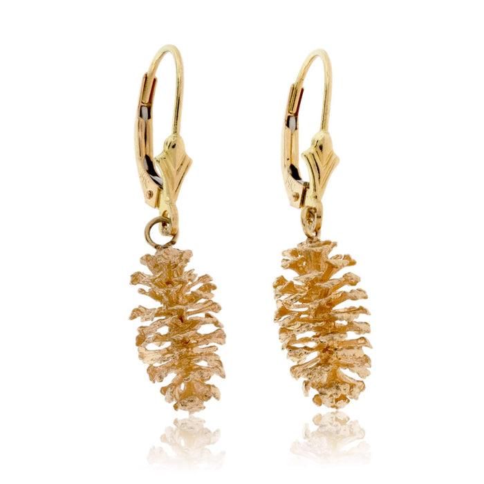 Alder Bush Pinecone Dangle Earrings - Park City Jewelers