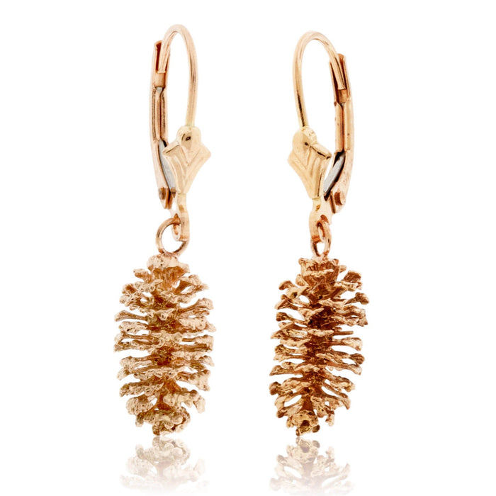 Alder Bush Pinecone Dangle Earrings - Park City Jewelers