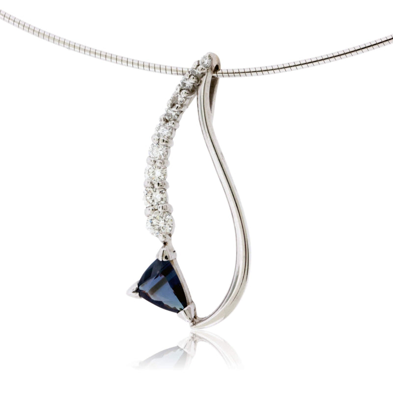 Alexandrite and Diamond Necklace - Park City Jewelers