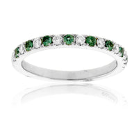 Alexandrite & Diamond Alternating Accent Band - Park City Jewelers