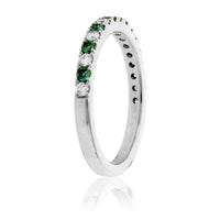 Alexandrite & Diamond Alternating Accent Band - Park City Jewelers