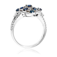 Alexandrite & Diamond Burst Halo Style Ring - Park City Jewelers