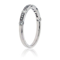 Alternating Large and Small Diamond Band - Park City Jewelers