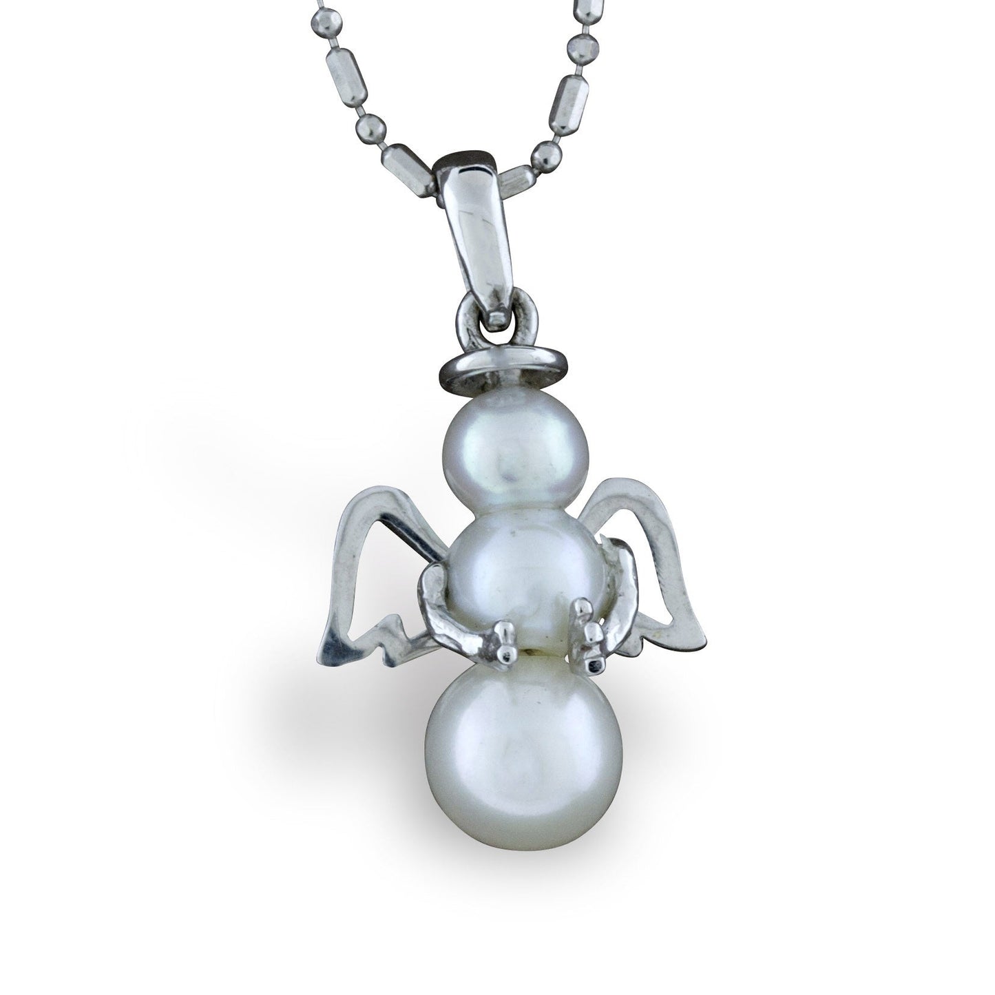 Angel Pearl Snowman Necklace - Park City Jewelers