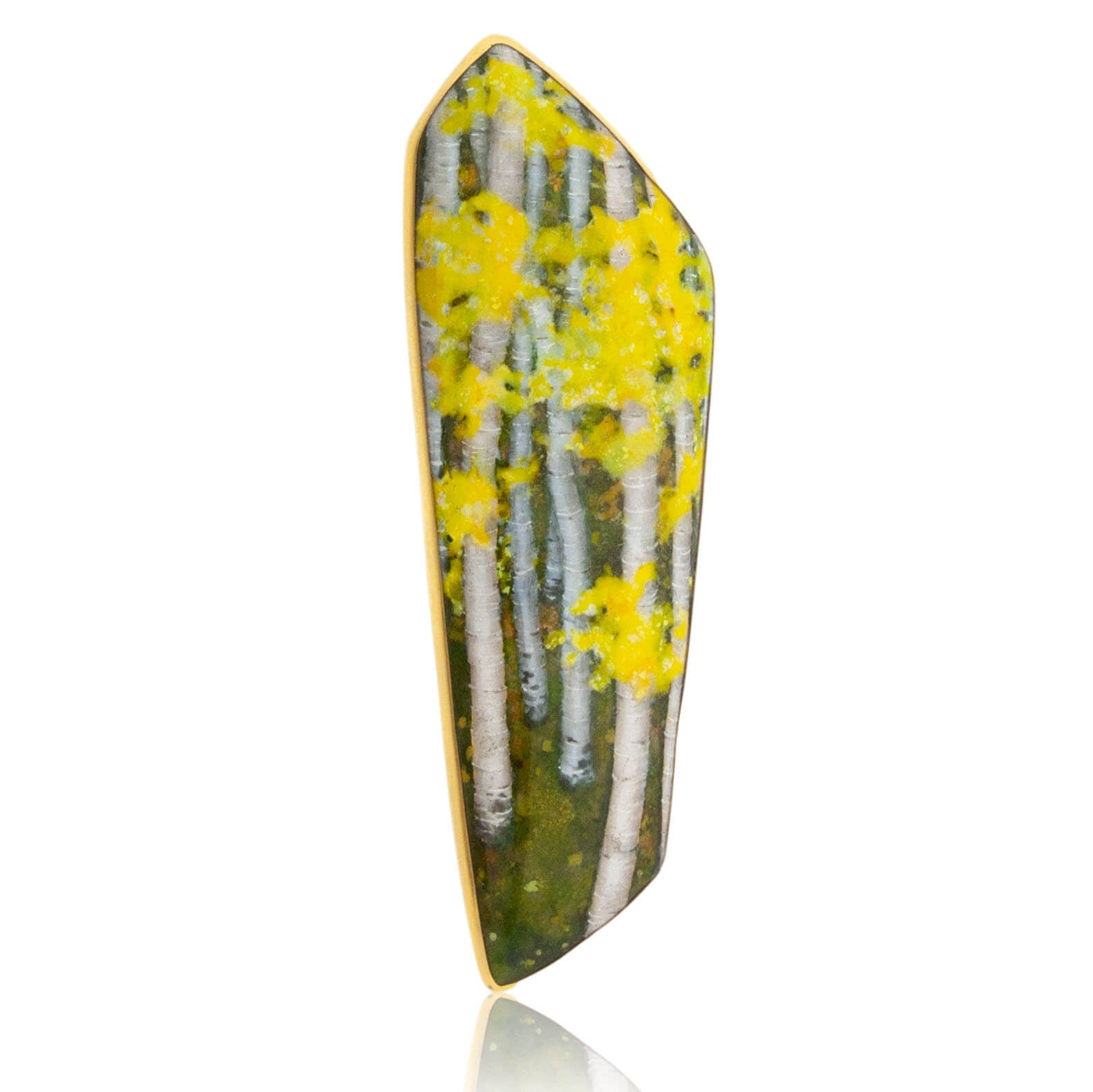 Aspen Tree Enamel Pin / Pendant - Park City Jewelers