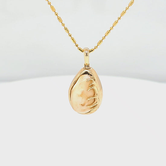 Elk Tooth Ivory Antler Pendant - Park City Jewelers