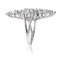 Baguette Cut Diamond Cluster Style Ring - Park City Jewelers