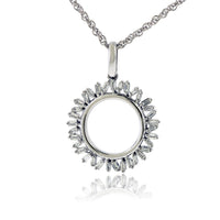 Baguette Diamond Circle Style Necklace - Park City Jewelers